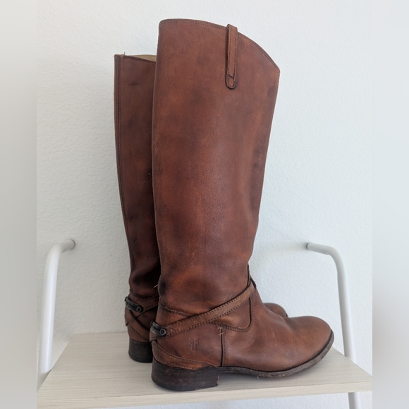 Frye Lindsay Plate Riding Boots - Picture 3 of 8